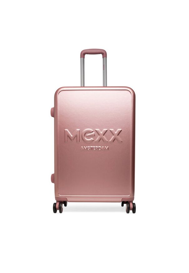 MEXX Walizka średnia MEXX-M-033-05 PINK Różowy. Kolor: różowy