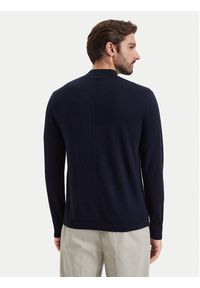 Calvin Klein Sweter LV04LE309G Granatowy Regular Fit. Kolor: niebieski. Materiał: wełna #2
