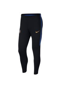 Nike - Spodnie treningowe do piłki nożnej Inter Mediolan. Materiał: poliester. Technologia: Dri-Fit (Nike)