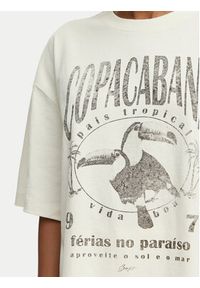 BOSS T-Shirt C_Eboys_2 50559078 Beżowy jasny Relaxed Fit. Kolor: beżowy. Materiał: bawełna #5