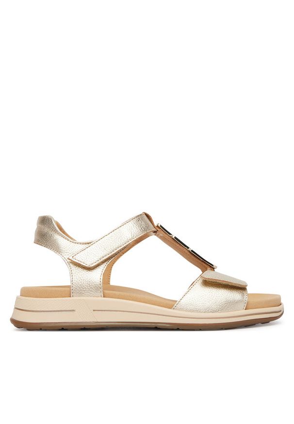 Sandały Ara. Kolor: złoty