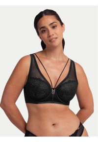 Dorina Biustonosz z fiszbiną Selah FXWB0059EM022 Czarny. Kolor: czarny. Materiał: syntetyk #1