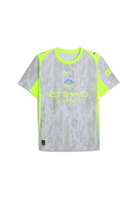 Puma - Męska trzecia koszulka Manchester City 25/26 PUMA Cool Weather Pro Green Blue. Kolor: zielony, niebieski, wielokolorowy. Sport: piłka nożna