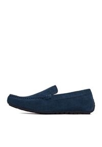 Gino Rossi - GINO ROSSI Mokasyny CEO-LUIGI-01 125AM Granatowy. Kolor: niebieski. Materiał: zamsz, skóra #5