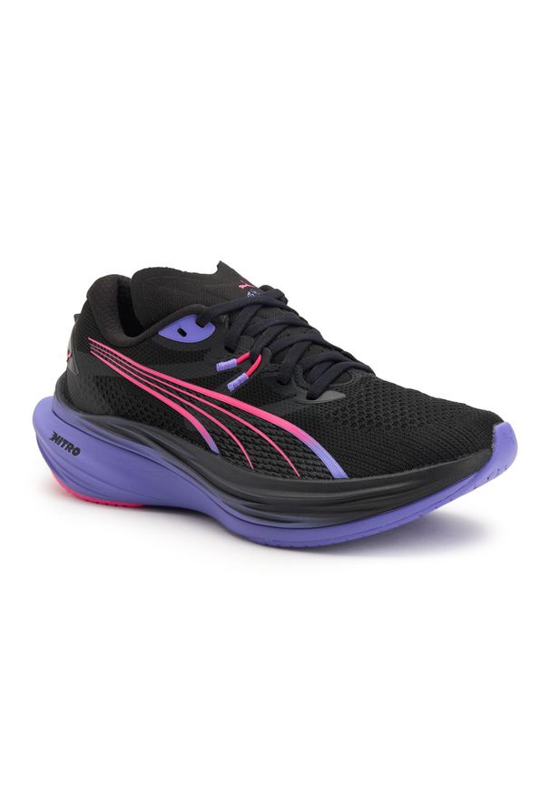 Puma - Buty do biegania damskie PUMA Deviate Nitro 3 Digitokyo. Kolor: czarny. Sport: bieganie