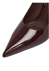 Gino Rossi Szpilki EO-HANI-V1953-111 Bordowy. Kolor: czerwony. Materiał: skóra, syntetyk. Obcas: na szpilce #5