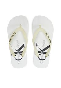 Calvin Klein Jeans Japonki Beach Sandal Monologo Tpu YW0YW01246 Biały. Kolor: biały #2
