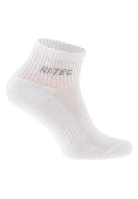 Hi-tec - Skarpetki Unisex Dla Dorosłych Z Logo Quarro (zestaw 3 Sztuk). Kolor: biały. Sport: turystyka piesza