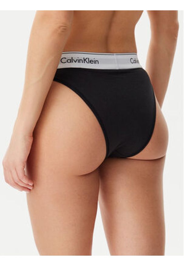 Calvin Klein Underwear Figi klasyczne z wysokim stanem LV00QF8319 Czarny. Stan: podwyższony. Kolor: czarny. Materiał: bawełna