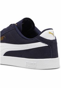 Puma - Młodzieżowe sneakersy PUMA Club II PUMA Navy White Gold Blue. Kolor: biały, niebieski, wielokolorowy