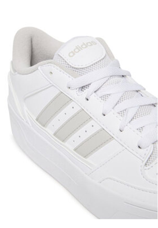 Adidas - adidas Sneakersy Break Start Bold JP7524 Biały. Kolor: biały. Materiał: skóra