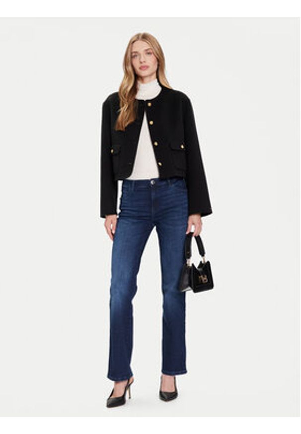 Guess Jeansy W5BA15 D0791 Niebieski Straight Fit. Kolor: niebieski