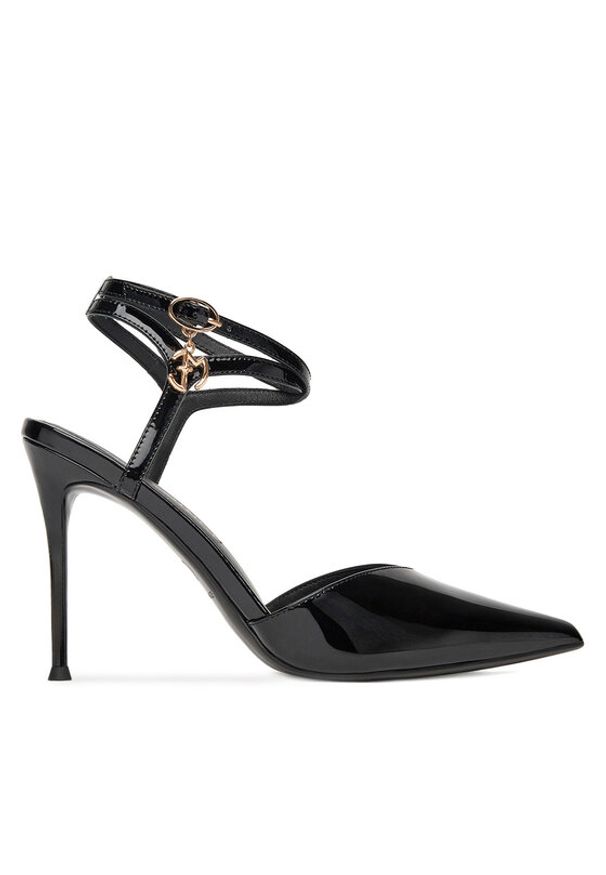 Eva Minge Szpilki MONA-SLT1582-2 Czarny. Kolor: czarny. Materiał: skóra. Obcas: na szpilce