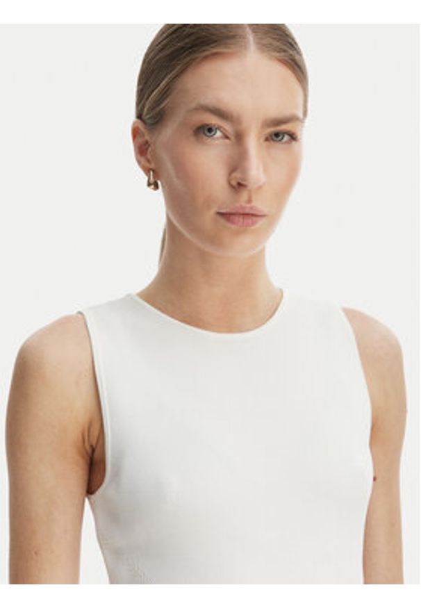 Marciano Guess Bluzka G6GR23 Z0760 Kremowy Regular Fit. Kolor: kremowy. Materiał: syntetyk