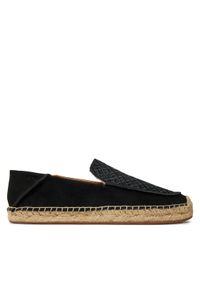 BOSS - Boss Espadryle Madeira Slon Sdapcmn 50522049 Czarny. Kolor: czarny. Materiał: skóra, zamsz