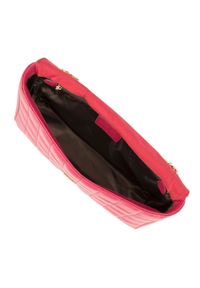 Wittchen - Damska torebka z pikowanej skóry podłużna duża różowa. Kolor: różowy. Wzór: aplikacja, haft. Dodatki: z haftem. Materiał: skórzane. Styl: elegancki. Rodzaj torebki: na ramię #3