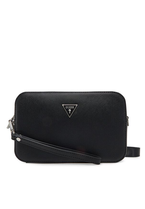 Guess Saszetka PMMISA P5245 Czarny. Kolor: czarny. Materiał: skóra