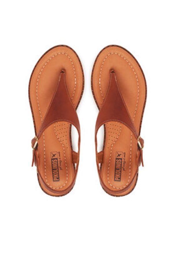 Pikolinos Sandały W0X-0954 Brązowy. Kolor: brązowy. Materiał: skóra