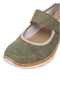 Rieker Półbuty N42B0-52 Zielony. Kolor: zielony. Materiał: materiał #2