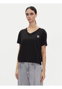 Hugo - HUGO T-Shirt Nika_T-Shirt 50540046 Czarny Regular Fit. Kolor: czarny. Materiał: bawełna #1