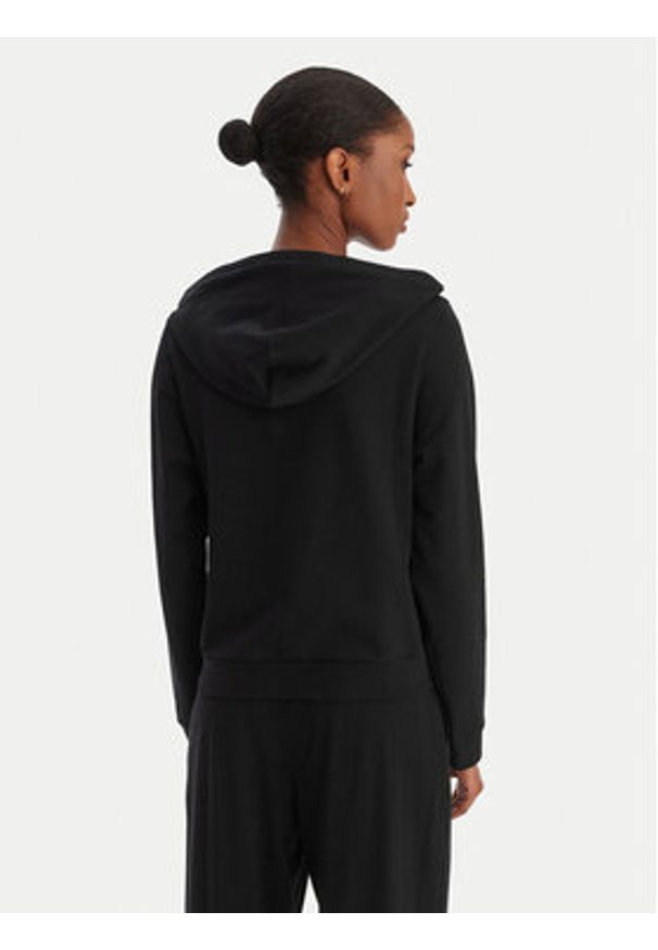 Hugo - HUGO Bluza 50556350 Czarny Regular Fit. Kolor: czarny. Materiał: syntetyk, bawełna