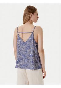 only - ONLY Top Nova 15222159 Niebieski Regular Fit. Kolor: niebieski. Materiał: wiskoza