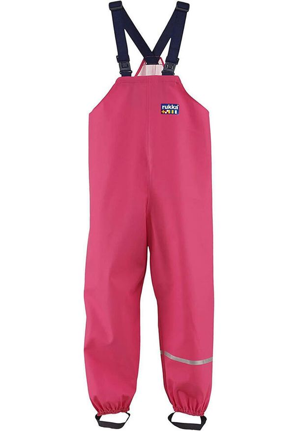 GLENMUIR - Wodoodporne Spodnie Dziecięce Ruka Rain Cranberry 104. Kolor: czerwony. Materiał: poliester