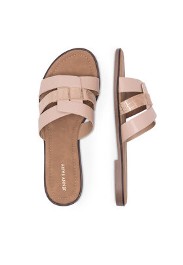 Jenny Fairy Klapki WYL0710-7 Różowy. Kolor: różowy. Materiał: skóra