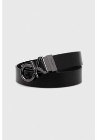 Calvin Klein pasek męski kolor czarny. Kolor: czarny #1