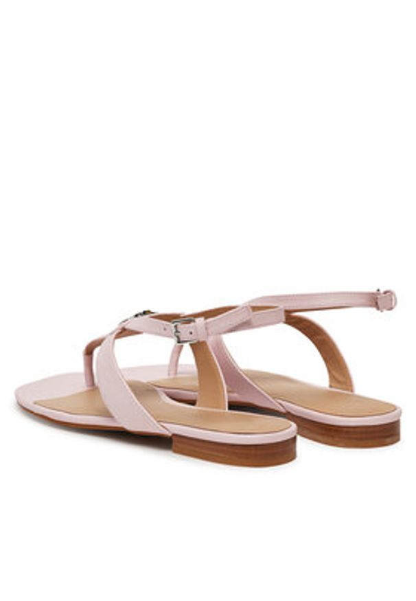 Lauren Ralph Lauren - LAUREN RALPH LAUREN Sandały Everley 802959146008 Różowy. Kolor: różowy. Materiał: skóra
