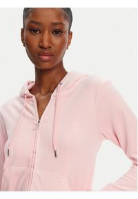 Juicy Couture Bluza Robertson JCAP176 Różowy Slim Fit. Kolor: różowy. Materiał: syntetyk #5