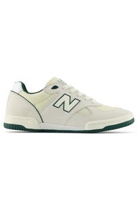 Buty męskie New Balance Numeric UN600TTR – beżowe. Kolor: beżowy. Materiał: guma, materiał, dresówka, zamsz. Szerokość cholewki: normalna. Sport: skateboard, fitness, bieganie #1