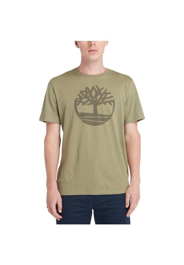 Timberland - T-Shirt Kennebec River Tree Logo Rozmiar XXL Zielony - TB0A2C2RAP6. Kolor: zielony. Materiał: bawełna