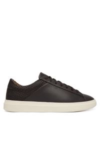 BOSS Sneakersy Kieran 50563591 Brązowy. Kolor: brązowy. Materiał: skóra #1