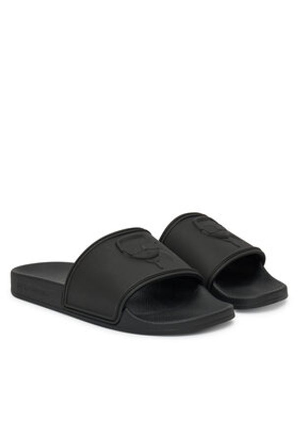 Karl Lagerfeld - KARL LAGERFELD Klapki Kondo 2.0 KL80919M Czarny. Kolor: czarny. Materiał: syntetyk