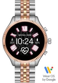 Michael Kors smartwatch Gen5 Lexington 2 Tri Tone Stainless Steel (MKT5080). Rodzaj zegarka: smartwatch. Kolor: wielokolorowy, złoty, srebrny. Styl: elegancki #1