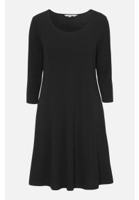 Cellbes - Dżersejowa sukienka ze wzorem. Okazja: na co dzień. Kolor: czarny. Materiał: jersey. Styl: elegancki, casual #5
