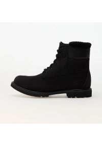Timberland - TIMBERLAND 6 Inch Warm Lined Waterproof Boot Trapery damskie. Kolor: czarny. Materiał: guma, skóra. Szerokość cholewki: normalna. Sezon: zima. Styl: klasyczny #6