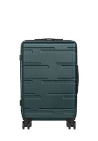 Ochnik - Komplet walizek na kółkach 19''/24''/30''. Kolor: zielony. Materiał: materiał, poliester, guma #8
