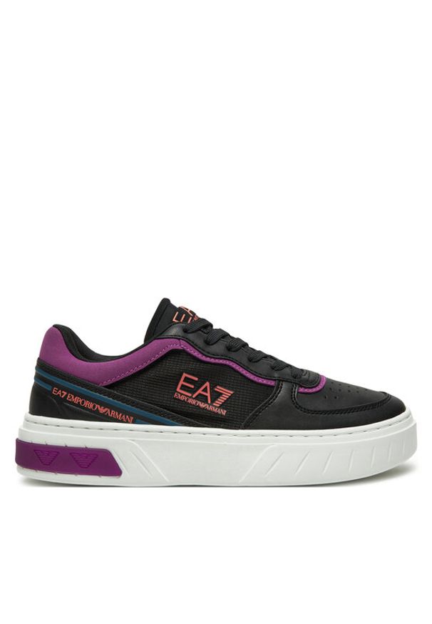 EA7 Emporio Armani Sneakersy X8X173 XK374 U024 Czarny. Kolor: czarny. Materiał: skóra