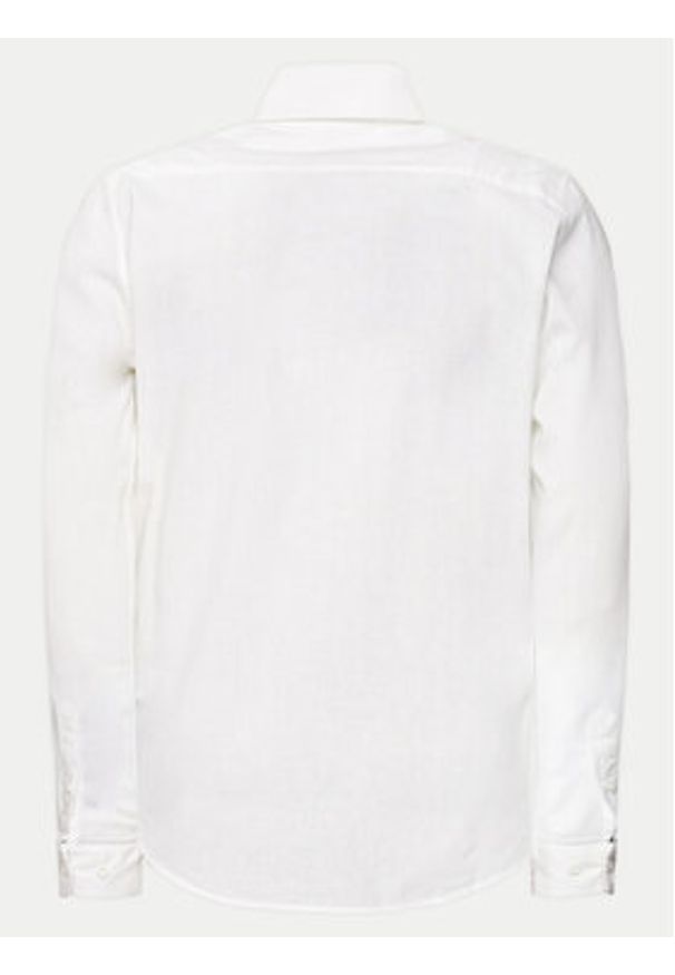 INDICODE Koszula Globe 20-315 Biały Regular Fit. Kolor: biały. Materiał: bawełna