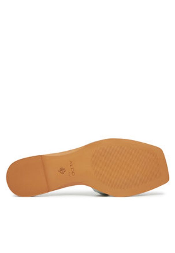 Aldo Klapki Augustia 13917636 Zielony. Kolor: zielony. Materiał: skóra