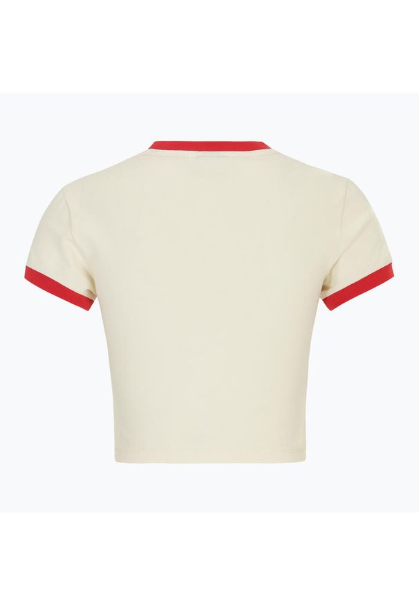Fila - Koszulka damska FILA Luverne Tight Ringer. Kolor: beżowy