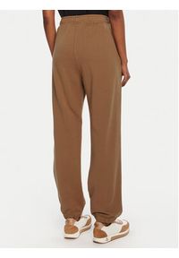 Pinko - PINKO Spodnie dresowe Plumcake 104790 A2RO Brązowy Regular Fit. Kolor: brązowy. Materiał: bawełna