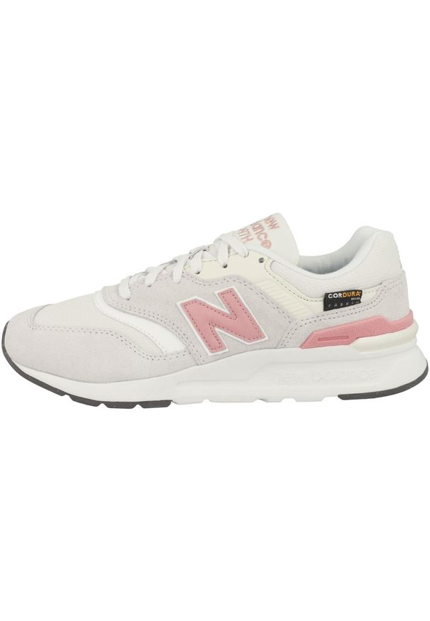 Buty do chodzenia damskie New Balance 997. Zapięcie: sznurówki. Kolor: szary, biały. Materiał: zamsz, tkanina, skóra, materiał. Szerokość cholewki: normalna. Sport: turystyka piesza