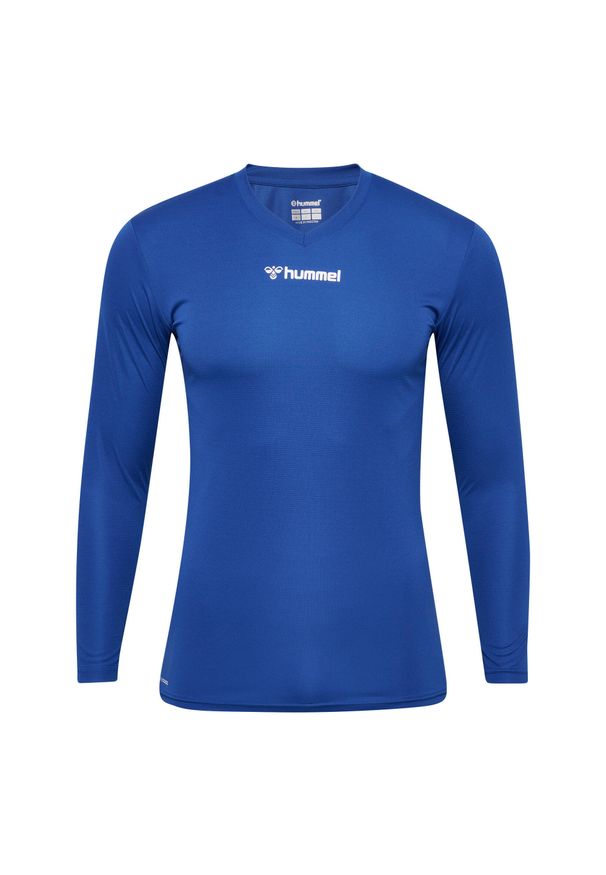 Koszulka z długim rękawem sportowa Hummel BL Essential Tee. Kolor: niebieski. Długość rękawa: długi rękaw. Długość: długie. Sport: koszykówka