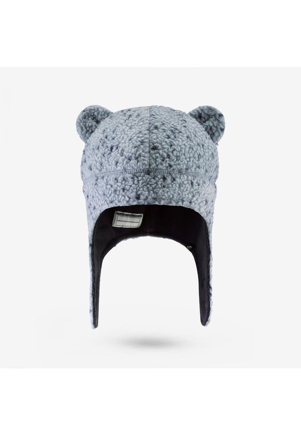 WEDZE - Czapka - peruwianka dla dzieci Quechua Babychou 500. Kolor: niebieski. Materiał: tkanina, poliester, materiał. Sezon: zima. Styl: sportowy