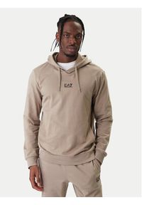 EA7 Emporio Armani Dres 8NPV64 PJVRZ U6167 Beżowy Regular Fit. Kolor: beżowy. Materiał: bawełna #5