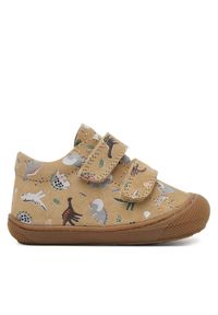 Sneakersy Naturino. Kolor: beżowy