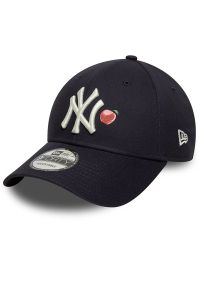 Czapka unisex New Era New York Yankees MLB Fruit Icon 9FORTY 60771818 - granatowa. Kolor: niebieski. Materiał: bawełna, materiał. Wzór: haft. Styl: elegancki, klasyczny #1